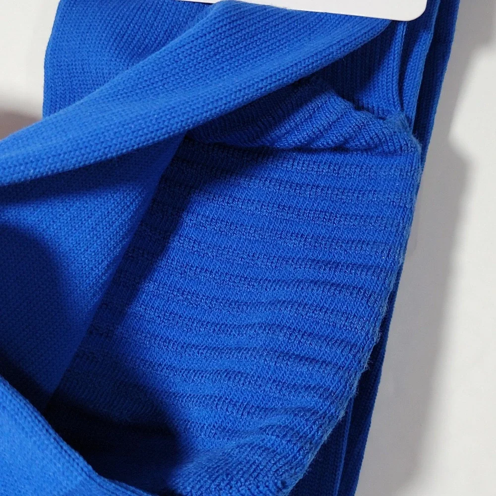 Nike Matchfit Soccer Sock Knee High Unisex Royal Blue Yth 3-5Y Women 4-6 Dri-FIT